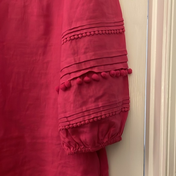 Pink Linen Dress - Picture 2 of 5